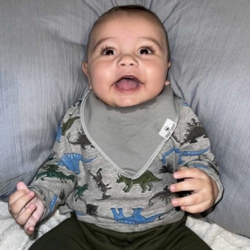 DiaperSquad Absorbent Baby Bibs for Drooling & Teething