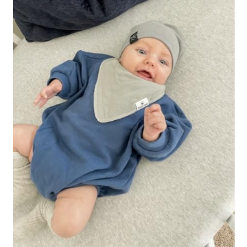 DiaperSquad Absorbent Baby Bibs for Drooling & Teething