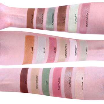 18 Colors Eyeshadow Palette With 7 pcs Soft Brushes Makeup Set High Pigmented Shimmer Matte Metallic Glitter Pink Nude Sage Green Eye Shadow Brush Make Up Kit for Women & Teen, Beginner & Pros