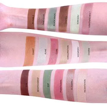 18 Colors Eyeshadow Palette With 7 pcs Soft Brushes Makeup Set High Pigmented Shimmer Matte Metallic Glitter Pink Nude Sage Green Eye Shadow Brush Make Up Kit for Women & Teen, Beginner & Pros