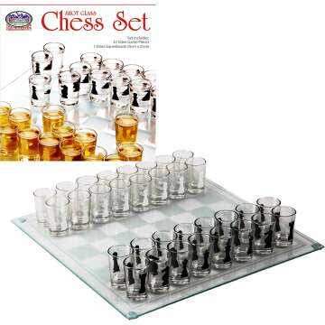 Drunken Chess Shot Glass Drinking Game Set