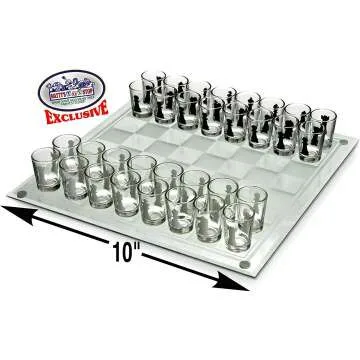 Drunken Chess Shot Glass Drinking Game Set