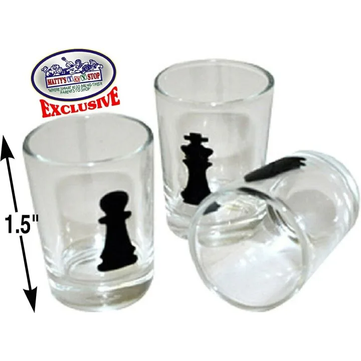 Drunken Chess Shot Glass Drinking Game Set