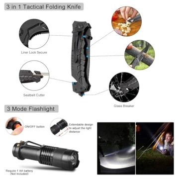 Furaso Survival Kit 257 pcs Outdoor Survival Gear & First Aid