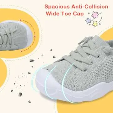 LeIsfIt Infant Toddler Breathable Sneakers Shoes