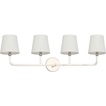 Stylish & Functional Capital Lighting Dawson Vanity Wall Light - 240 Watts, Polished Nickel