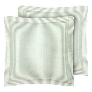 Laura Ashley Home Euro Sham Set - Stylish Cotton Shams