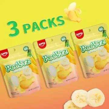 Amos Peelable Banana Gummies - Fat Free Snacks