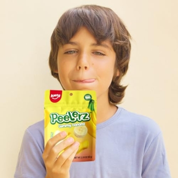 Amos Peelable Banana Gummies - Fat Free Snacks