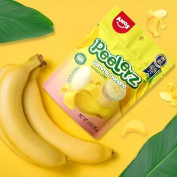 Amos Peelable Banana Gummies - Fat Free Snacks