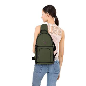 MOSISO Camera Sling Bag - Shockproof, Versatile Gear Holder