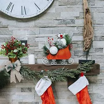 GREENTIME Faux Eucalyptus Stems 13 Inches for Elegant Arrangements