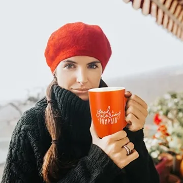 Funtery Thanksgiving Coffee Mugs - Autumn Pumpkin Cups