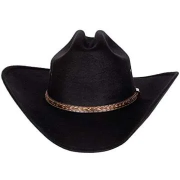 Stylish Cowboy Hat with Sun Protection for All Ages