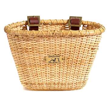Nantucket Bicycle Basket Co. Lightship Collection Children's Bicycle Basket, Oval, Natural