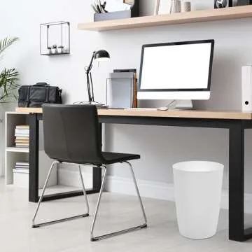 Small Trash Can – Open Top Garbage Cans for Kitchen, Office, Dorm, Bathroom, etc. –Waste Can for...