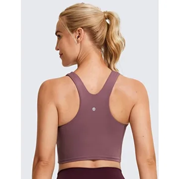 High Neck Longline Sports Bra for Yoga and Fitness