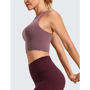 High Neck Longline Sports Bra for Yoga and Fitness