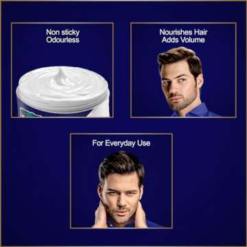 Parachute Advansed Hair Cream For Men |Hair Cream After Shower |Goodness of Coconut| Moisturizes & Strengthens Hair| For Soft, Smooth Hair| Non Sticky | 3.3 Fl.oz. | Pack of 3