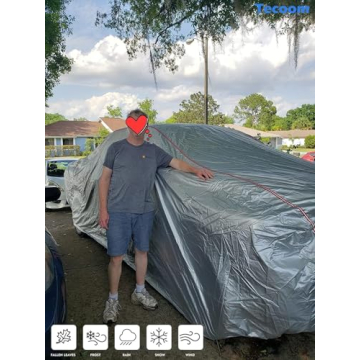Tecoom Waterproof Truck Car Cover for F150 Silverado