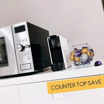 Elegant Coffee Pod Holder Compatible with Nespresso Capsules