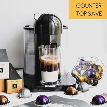 Elegant Coffee Pod Holder Compatible with Nespresso Capsules