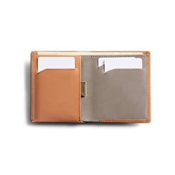 Bellroy Note Sleeve, Slim Leather Wallet, RFID Editions Available (Max. 11 Cards and Cash) - Toffee