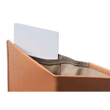 Bellroy Note Sleeve, Slim Leather Wallet, RFID Editions Available (Max. 11 Cards and Cash) - Toffee