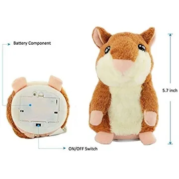 Qwifyu Talking Hamster Interactive Plush Toy For Kids