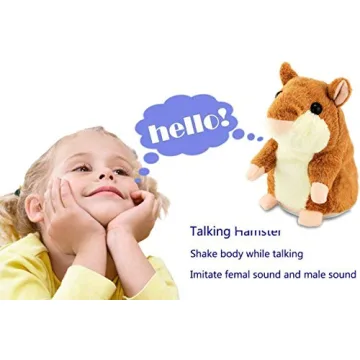 Qwifyu Talking Hamster Interactive Plush Toy For Kids