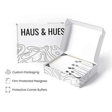 HAUS AND HUES Beach Wall Art Set - Black and White Prints