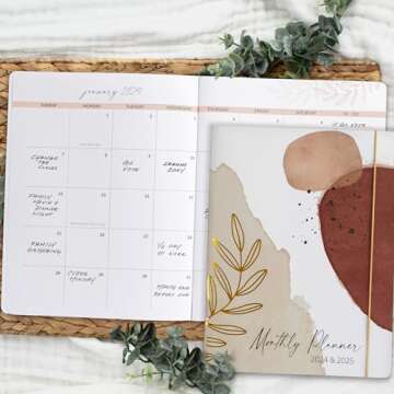Elegant 2024-2025 Monthly Planner for Ultimate Organization