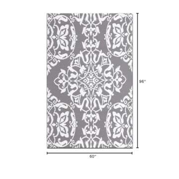 Mad Mats Outdoor Rug - Stylish & Reversible 4' x 6' Mat