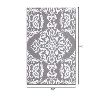 Mad Mats Outdoor Rug - Stylish & Reversible 4' x 6' Mat