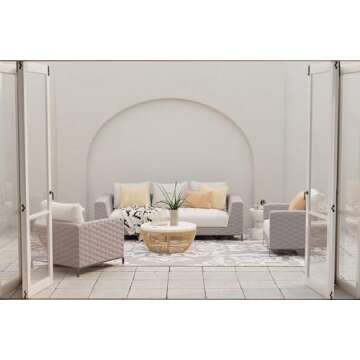 Mad Mats Outdoor Rug - Stylish & Reversible 4' x 6' Mat