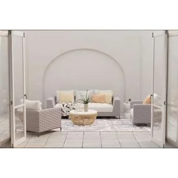 Mad Mats Outdoor Rug - Stylish & Reversible 4' x 6' Mat