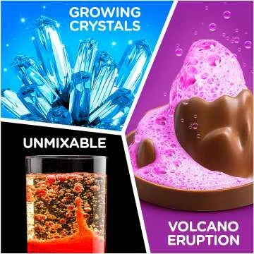 Kids Science Kit with Lab Coat - 20+ Experiments