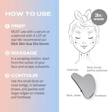 SACHEU Stainless Steel Gua Sha for Skin Care Excellence