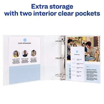 Avery Economy View 3 Ring Binder - 2" Round Rings