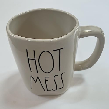 Rae Dunn By Magenta Ceramic Hot Mess Coffee Tea Mug - Premium Edition for Your Morning Brew