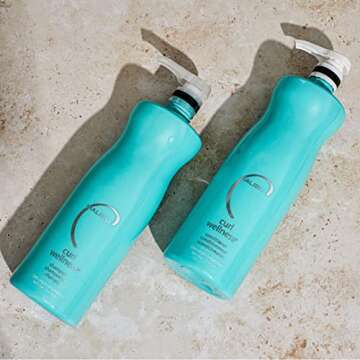 Malibu C Curl Wellness Hair Conditioner - Moisturizing Conditioner for Textured Hair, Frizz Control - Curl Conditioner for Natural & Chemically Processed Curls (33.8 oz)