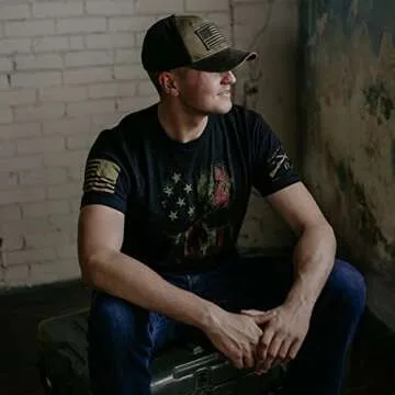 Grunt Style American Reaper 2.0 - Men's T-Shirt (Black, Medium)