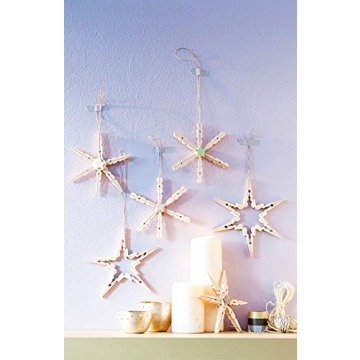 100 Natural Wooden Mini Clothespins for Crafts and Decor