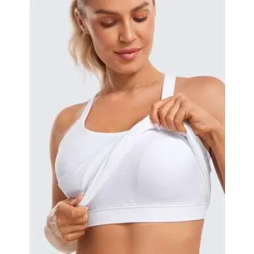 CRZ YOGA Seamless Ribbed Racerback Tank Top for Women
