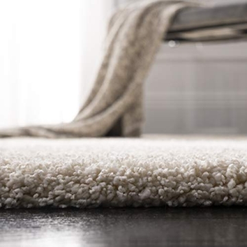 SAFAVIEH California Shag Area Rug in Luxurious Ivory