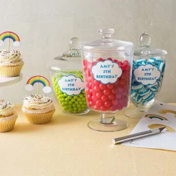 Avery Printable Sticker Paper, Matte White, 8.5" x 11", Inkjet, 20 Sheets (44383)