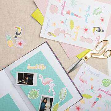 Avery Printable Sticker Paper, Matte White, 8.5" x 11", Inkjet, 20 Sheets (44383)