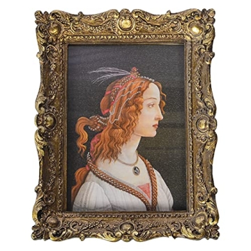 BENERAY Vintage Picture Frame 5x7 Inch - Luxury Antique Photo Frame in Gold