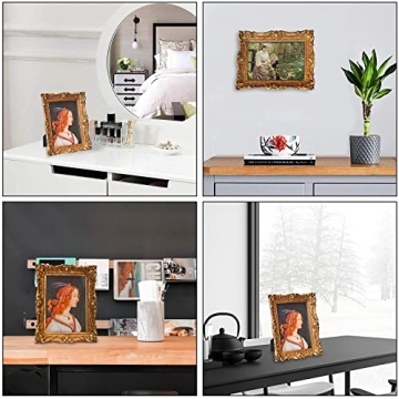 BENERAY Vintage 5x7 Picture Frame, Chic Antique Home Decor