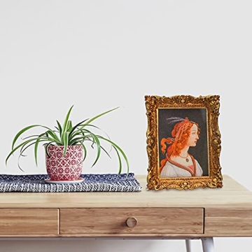 BENERAY Vintage 5x7 Picture Frame, Chic Antique Home Decor